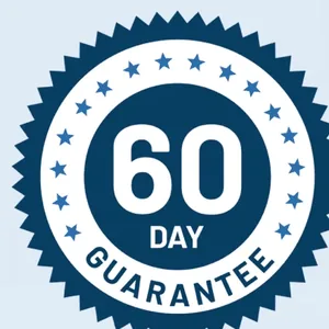 Auraglow 60-day money back guarantee badge